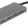 USB-C hub, 4 portar, USB 3.2