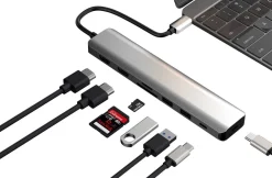 USB-C 8-i-1 dockningsstation
