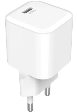 USB-C till Lightning laddare, PD, 1 m, 3 A, 20 W, vit