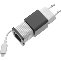 USB-C till Lightning laddare med kabel och hållare, PD, 1 m, 3 A, 20 W