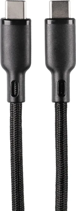 USB-C till USB-C kabel 5A 240 W, svart