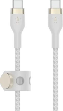 USB-C till USB-C laddkabel, Belkin BoostCharge PRO Flex, 2 m