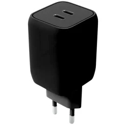 USB-C-laddare Dual Port GaN 65 W, 1 m kabel