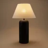 Valfrid stor bordslampa keramik svart, 66,5 cm, Northlight