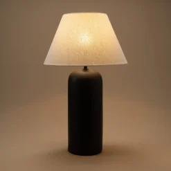 Valfrid stor bordslampa keramik svart, 66,5 cm, Northlight