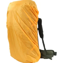Vandringsryggsäck 60 liter med regnskydd grön