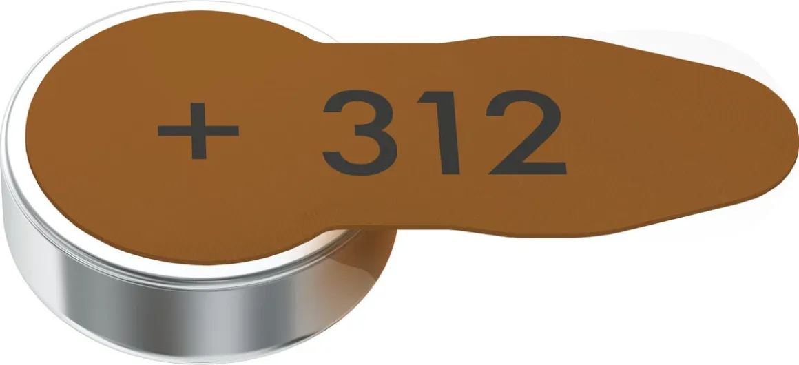 Varta HAB 312 hörapparatsbatteri 1,4 V, 8-pack