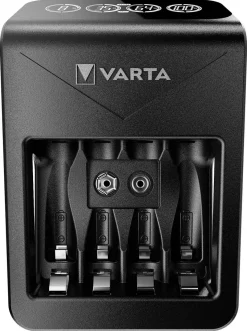 Varta LCD Plug Charger+ batteriladdare, 2600 mAh