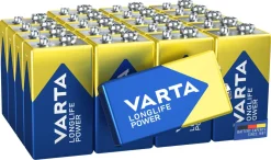 Varta Longlife Power 9 V-batterier, 20-pack