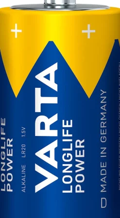 VARTA Longlife Power D / LR20 batteri, 2-pack