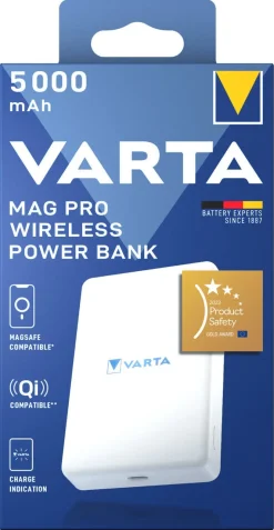 Varta MagPro Wireless trådlös powerbank 5000 mAh