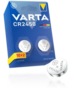 Varta CR2450 litiumbatteri 3 V, 20-pack