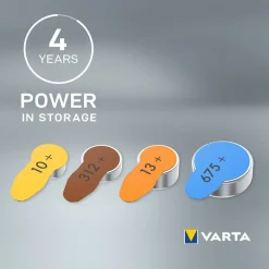 Varta HAB 13 hörapparatsbatteri 1,4 V, 24-pack