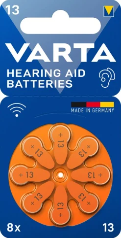 Varta HAB 13 hörapparatsbatteri 1,4 V, 8-pack