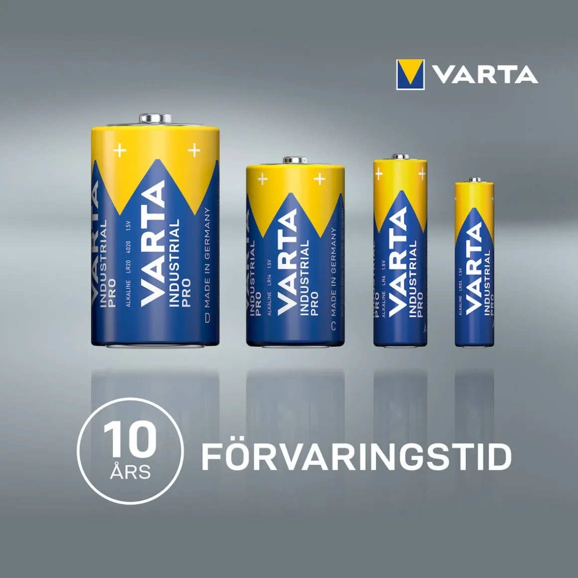 Varta Industrial Pro AAA/LR03-batterier, 100-pack
