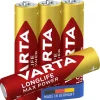 Varta Longlife Max Power AAA/LR03-batterier, 4-pack