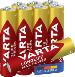 Varta Longlife Max Power AAA/LR03, 8-pack