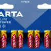 Varta Longlife Max Power AA/LR6-batterier, 8-pack
