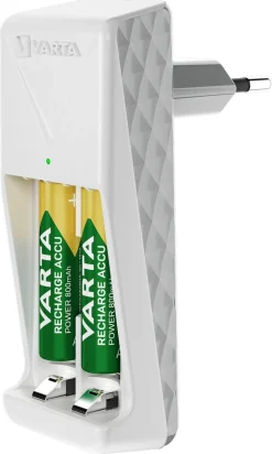Varta Mini Charger batteriladdare, 2100 mAh