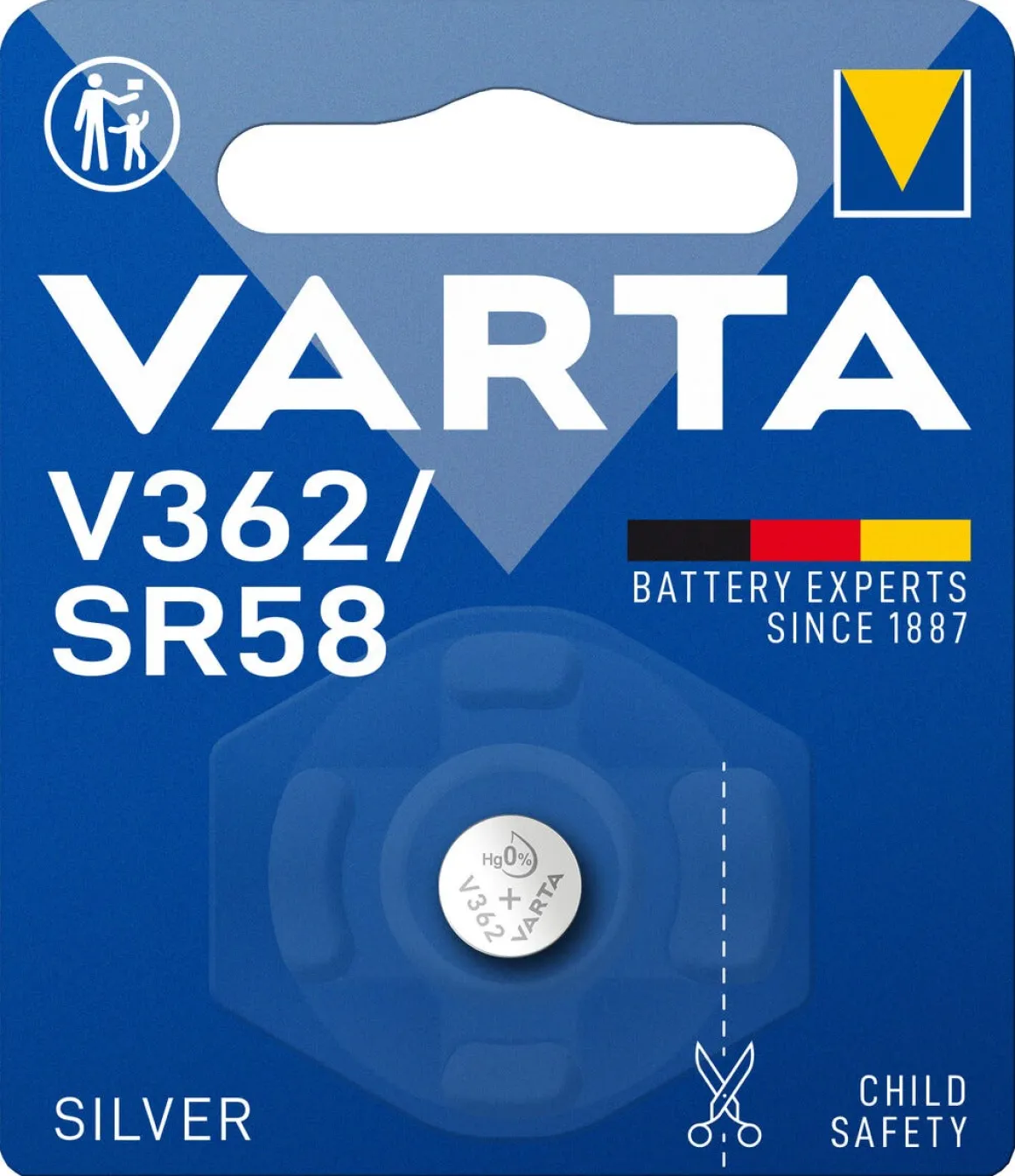 Varta V362/SR58 silveroxidbatteri 1,5 V