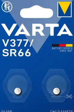 Varta V377 / SR66 silveroxidbatteri 1,5 V, 2-pack