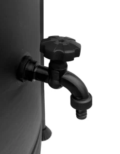 Vattentunna med kran, hopfällbar, 225 liter