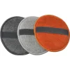 Vaxapplikator mikrofiber, appliceringspad 13 x 2 cm, 3-pack