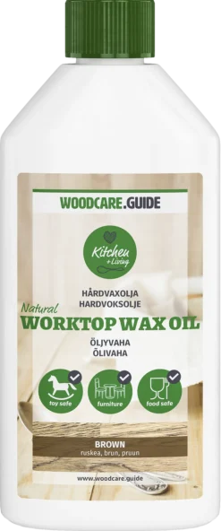 Vaxolja WoodCare.Guide inomhus, 250 ml