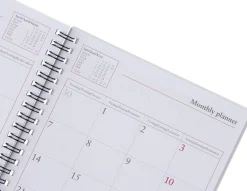Veckokalender 2025 / 2026 A5, spiralbunden