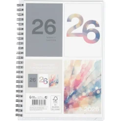 Veckokalender 2026 A5, spiralbunden