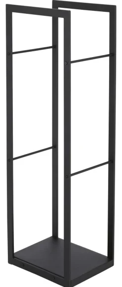 Vedförvaring inomhus 110 cm, metall