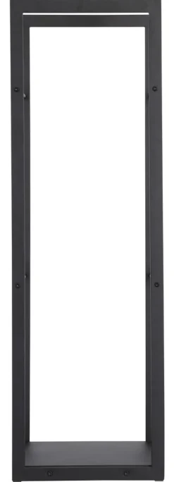 Vedförvaring inomhus 110 cm, metall