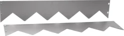 Ventura rabattkant metall 1 meter, 2 pack