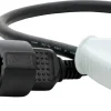 Övergångskabel CEE 230 V till Schuko, 0,5 m, Gelia