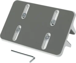 Vertikalt laptopställ, justerbar bredd