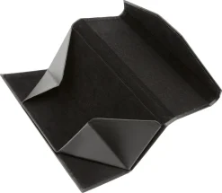 Vikbart glasögonfodral, svart