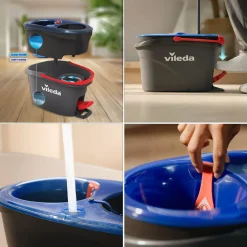 Vileda H2Pro Spin Mop System med dubbla vattenkammare