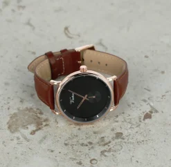 Virtue armbandsur analogt klassiskt, brun