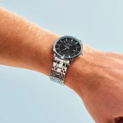 Virtue armbandsur analogt, silver med stållänk