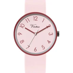 Virtue armbandsur med rund boett och silikonarmband