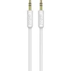 Vit ljudkabel 3,5 mm Exibel
