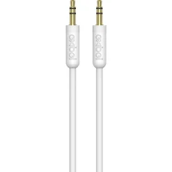 Vit ljudkabel 3,5 mm Exibel
