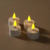 Värmeljus LED uppladdningsbara 4-pack Northlight