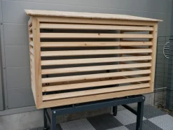 Värmepumpsskydd trä, 106 x 55 x 73 cm