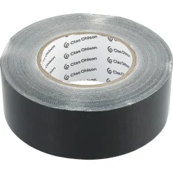Vävtejp X-Power, svart silvertejp, 50 mm x 25 m