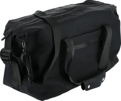 Weekendbag herr och dam, svart konstläder, 40 l