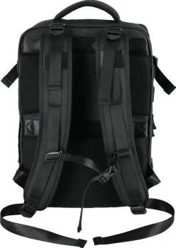 Weekendväska ryggsäck med laptopfack, svart, 22 l