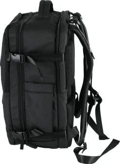 Weekendväska ryggsäck med laptopfack, svart, 22 l