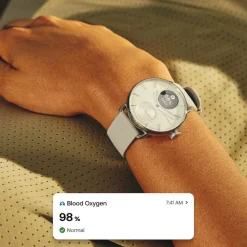 Withings ScanWatch 2 Pearl White smartwatch, 38 mm