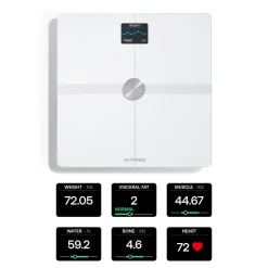 Withings Body Smart badrumsvåg med kroppsanalys, WiFi